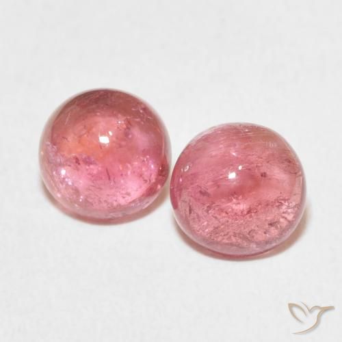 2.64ctw Natürlicher Pink-Ton Turmalin, Runden, Transparent