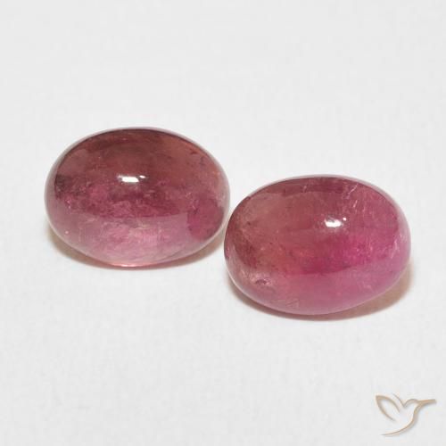 3.19ctw Natürlicher Dark PInk Turmalin, Oval, Transparent