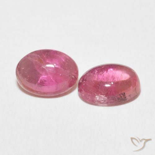 2.85 ct natürliche Fruchtpunsch Rot Turmalin-Edelsteine, Oval, Transparent
