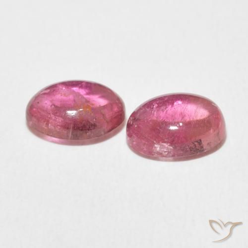 2.85 ct natürliche Fruchtpunsch Rot Turmalin-Edelsteine, Oval, Transparent