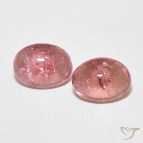 2.90ctw Natürlicher Intensives Rosa Turmalin, Oval, Transparent