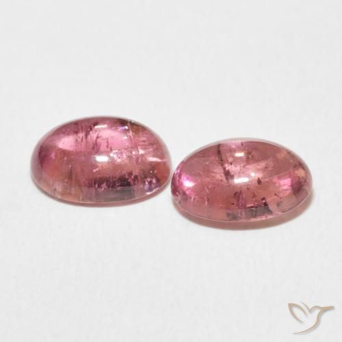 2.90 ct natürliche Intensives Rosa Turmalin-Edelsteine, Oval, Transparent
