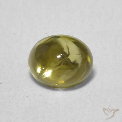 0.75ct Natürlicher Warmes Erdgrün Turmalin, Oval, Transparent
