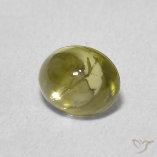 9,17 ctw natürlicher Warmes Erdgrün Turmalin, Oval, Transparent