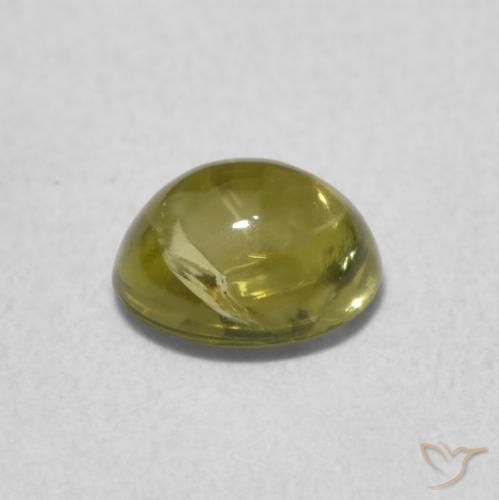 9,17 ctw natürlicher Warmes Erdgrün Turmalin, Oval, Transparent