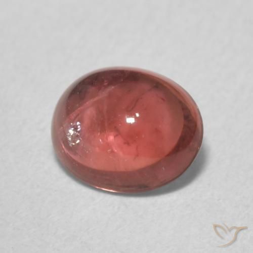 9,17 ctw natürlicher Dunkelrosa Turmalin, Oval, Transparent