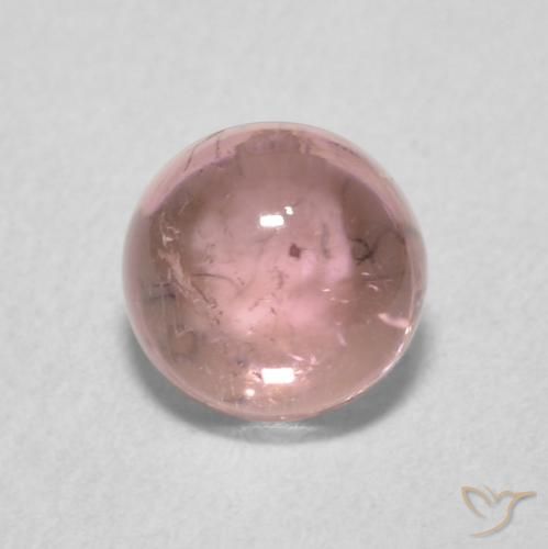 1.03ct Natürlicher Kaugummi Rosa Turmalin, Runden, Transparent