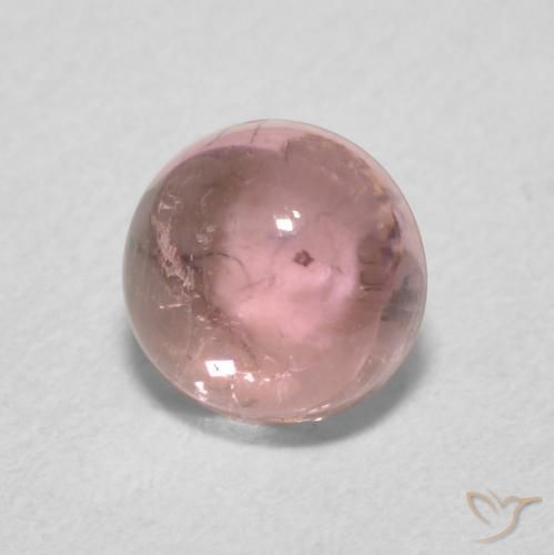 9,17 ctw natürlicher Kaugummi Rosa Turmalin, Runden, Transparent