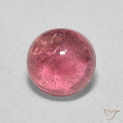 9,17 ctw natürlicher rötlich-rosa Turmalin, Runden, Transparent