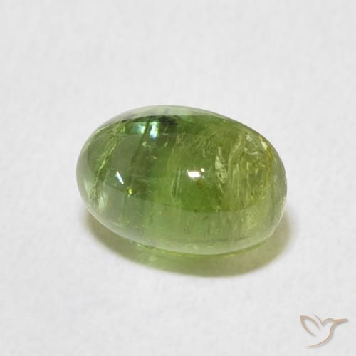 9,17 ctw natürlicher Lebendiges grün Turmalin, Oval, Transparent