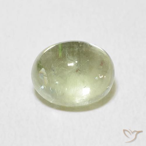 1.64ct Natürlicher Graugrün Turmalin, Oval, Transparent
