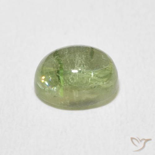 9,17 ctw natürlicher Graugrün Turmalin, Oval, Transparent