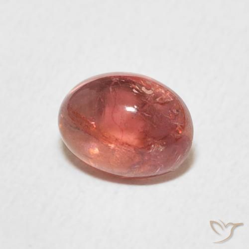 9,17 ctw natürlicher Intense Reddish Pink Turmalin, Oval, Transparent