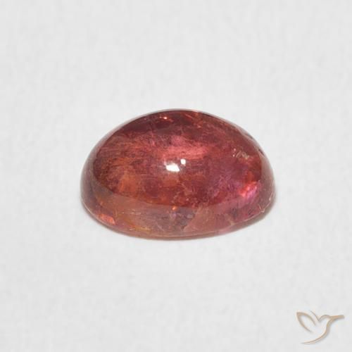9,17 ctw natürlicher Intense Reddish Pink Turmalin, Oval, Transparent
