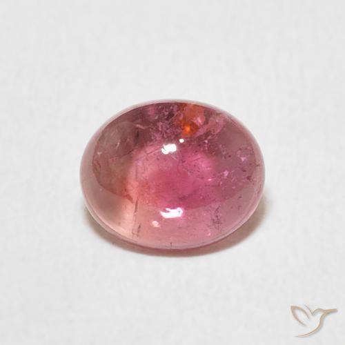 1.13ct Natürlicher Light Merlot Red Turmalin, Oval, Transparent