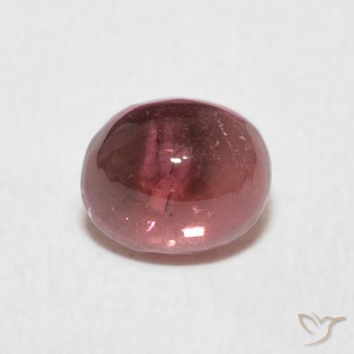 0.77ct Natürlicher tiefrosa Turmalin, Oval, Transparent
