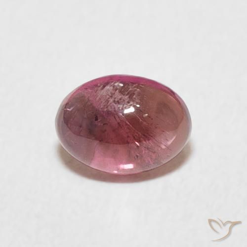 0.71ct Natürlicher Orangerosa Turmalin, Oval, Transparent