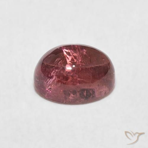9,17 ctw natürlicher Lila Kirschrot Turmalin, Oval, Transparent