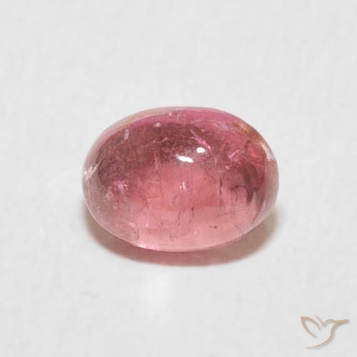 0.80ct Natürlicher Kaugummi Rosa Turmalin, Oval, Transparent