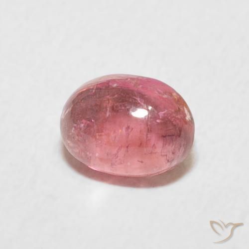 9,17 ctw natürlicher Kaugummi Rosa Turmalin, Oval, Transparent