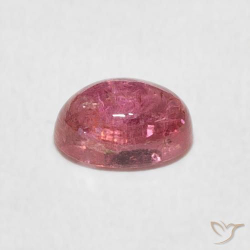 9,17 ctw natürlicher Kaugummi Rosa Turmalin, Oval, Transparent