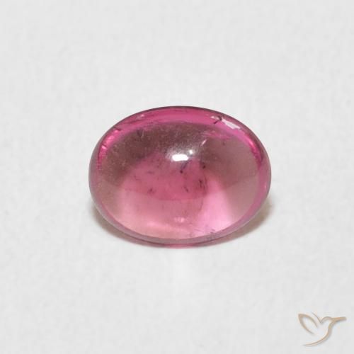 0.64ct Natürlicher pink Turmalin, Oval, Transparent