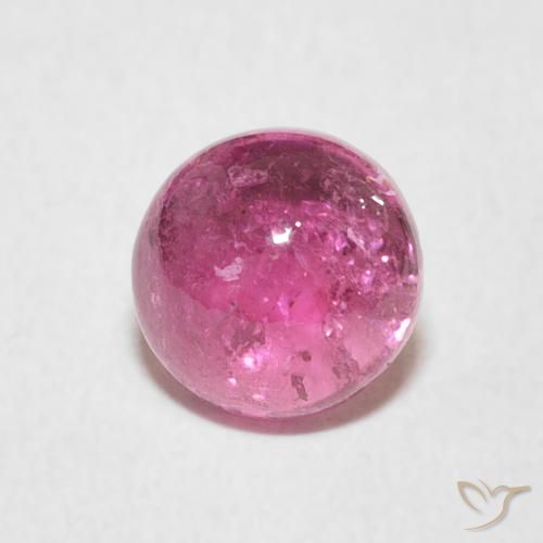1.45ct Natürlicher Mittelviolett Turmalin, Runden, Transparent