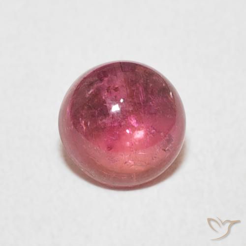 1.18ct Natürlicher Tiefrot Turmalin, Runden, Transparent