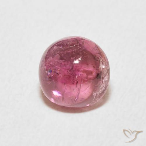 1.23ct Natürlicher pink Turmalin, Runden, Transparent
