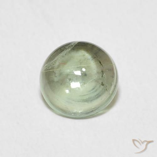 0.78ct Natürlicher Helles Haselnussgrün Turmalin, Runden, Transparent