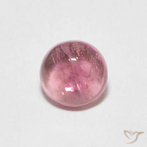 0.73ct Natürlicher Medium Light-Pink Turmalin, Runden, Transparent