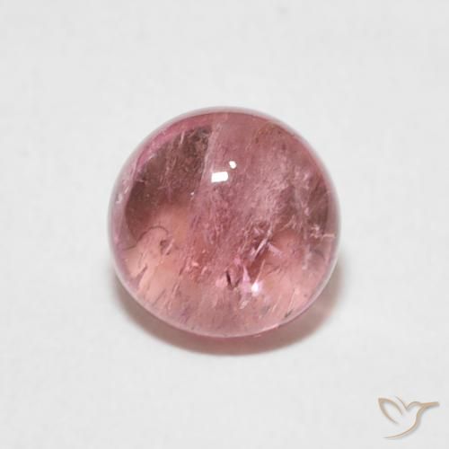 1.23ct Natürlicher hellrosa Turmalin, Runden, Transparent