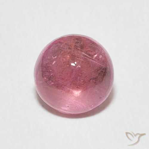 0.93ct Natürlicher Pink-Ton Turmalin, Runden, Transparent