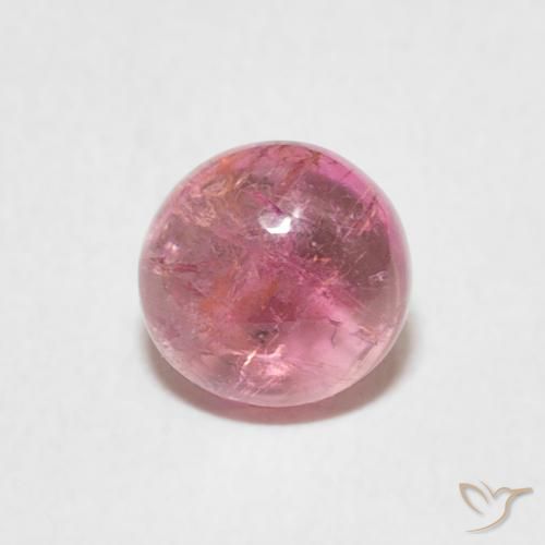 0.95ct Natürlicher Pink-Ton Turmalin, Runden, Transparent