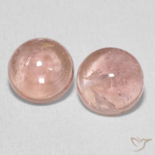 1.97ctw Natürlicher rose-rosa Turmalin, Runden, Transparent