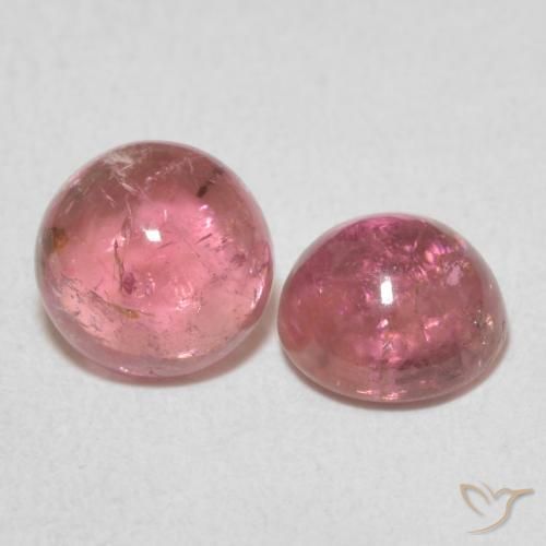 2.15 ct natürliche Kaugummi Rosa Turmalin-Edelsteine, Runden, Transparent