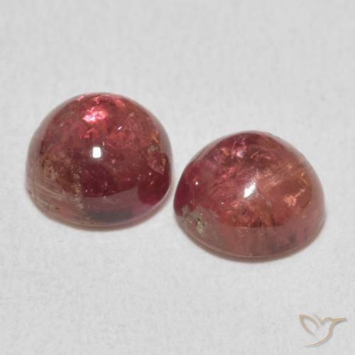 2.14 ct natürliche Mittelrosa Turmalin-Edelsteine, Runden, Lichtdurchlässig