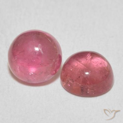 2.30 ct natürliche Pink-Ton Turmalin-Edelsteine, Runden, Transparent
