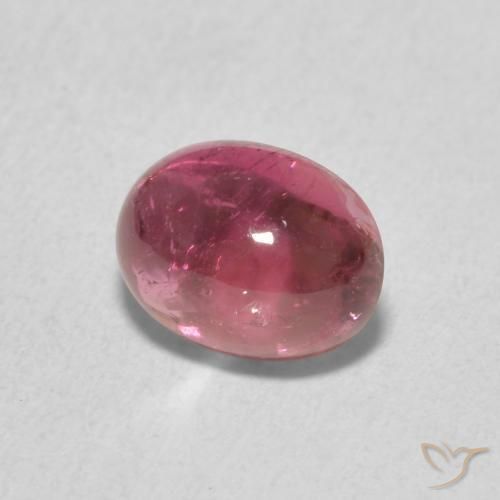 9,17 ctw natürlicher Himbeerrot Turmalin, Oval, Transparent