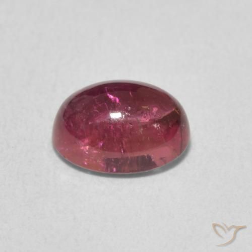 9,17 ctw natürlicher Himbeerrot Turmalin, Oval, Transparent