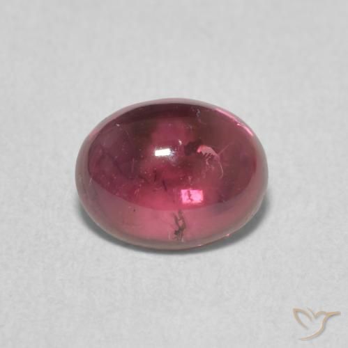 1.10ct Natürlicher Tiefes Magenta Turmalin, Oval, Transparent