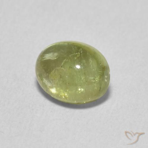 9,17 ctw natürlicher gelblich-grün Turmalin, Oval, Transparent