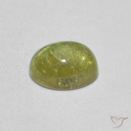 9,17 ctw natürlicher gelblich-grün Turmalin, Oval, Transparent
