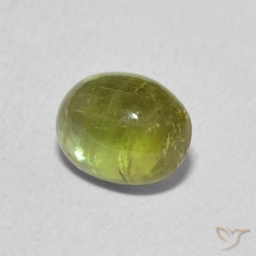9,17 ctw natürlicher Helles Waldgrün Turmalin, Oval, Transparent