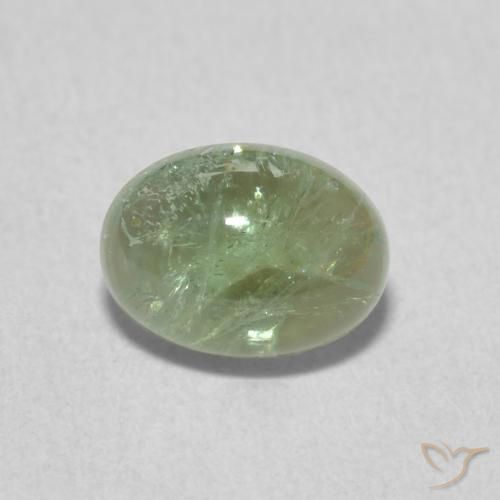 1.29ct Natürlicher hellgrün Turmalin, Oval, Transparent
