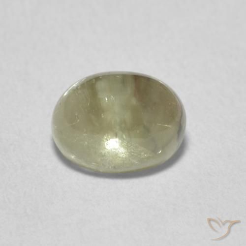 1.36ct Natürlicher Mittelgrün Turmalin, Oval, Transparent