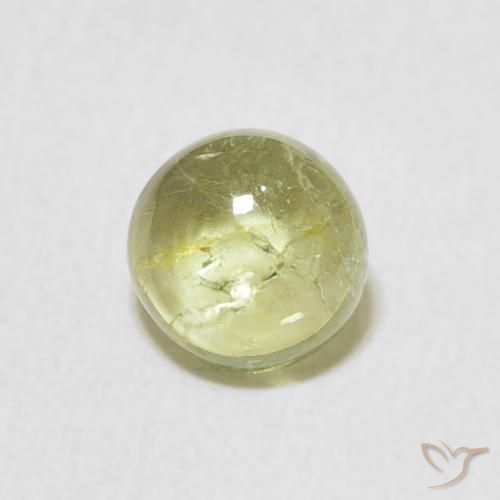 1.24ct Natürlicher hellgrün Turmalin, Runden, Transparent