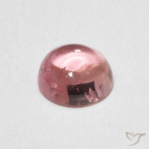 9,17 ctw natürlicher orange-rosa Turmalin, Runden, Transparent