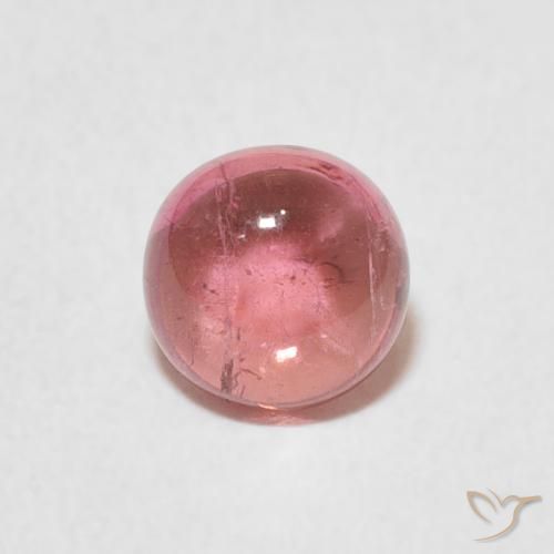 1.06ct Natürlicher hellrosa Turmalin, Runden, Transparent