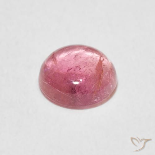 9,17 ctw natürlicher Kaugummi Rosa Turmalin, Runden, Transparent